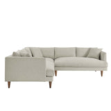 Modway Furniture Zoya Down Filled Overstuffed 3 Piece Sectional Sofa EEI-6613-HEI