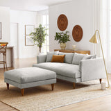 Modway Furniture Zoya Down Filled Overstuffed Sofa and Ottoman Set EEI-6614-HLG