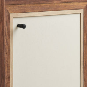 Modway Furniture Capri 49" Compact Wood Grain Office Desk - Modern Mid-Century Design with Soft-Close Storage EEI-6617-WAL