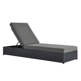 Tahoe Luxury Aluminum Chaise Lounge with UV-Resistant Cushion and Adjustable Back