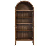 Modway Furniture Tessa Tall Arched Storage Display Cabinet EEI-6638-WAL
