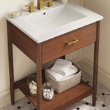 Modway Furniture Zaire 24" Bathroom Vanity EEI-6660-WAL-WHI