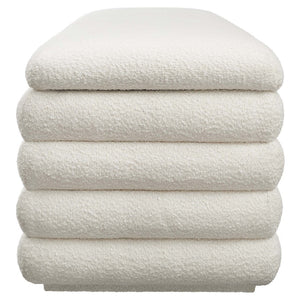 Modway Furniture Mezzo Boucle Upholstered Storage Bench with Plush Cushioning - Stylish, Functional & Fully Assembled! EEI-6665-CLO