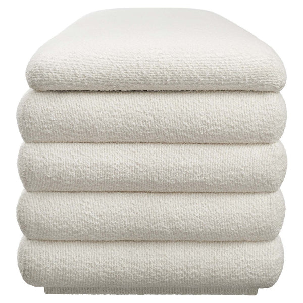 Modway Furniture Mezzo Boucle Upholstered Storage Bench with Plush Cushioning - Stylish, Functional & Fully Assembled! EEI-6665-CLO