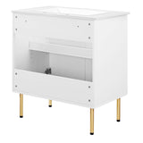 Modway Furniture Chaucer Bathroom Vanity EEI-6695-WHI-WHI
