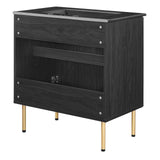 Modway Furniture Chaucer Bathroom Vanity EEI-6696-BLK-BLK