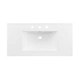 Modway Furniture Chaucer Bathroom Vanity EEI-6697-BLK-WHI