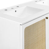 Modway Furniture Chaucer 48" Double Sink Bathroom Vanity EEI-6701-WHI-WHI