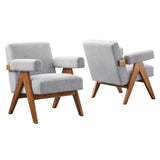 Modway Furniture Lyra Fabric Armchair - Set of 2 EEI-6704-HLG