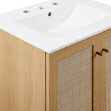 Modway Furniture Soma Bathroom Vanity EEI-6713-OAK-WHI