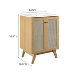 Modway Furniture Soma Bathroom Vanity EEI-6713-OAK-WHI