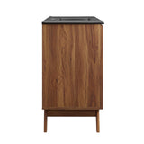 Modway Furniture Soma 48” Single Sink Bathroom Vanity EEI-6720-WAL-BLK