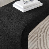 Modway Furniture Simba Boucle Fabric Waterfall Long Bench EEI-6736-BLK