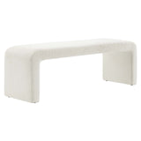 Modway Furniture Simba Boucle Fabric Waterfall Long Bench EEI-6736-IVO