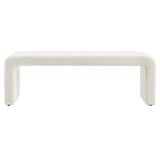 Modway Furniture Simba Boucle Fabric Waterfall Long Bench EEI-6736-IVO