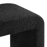 Modway Furniture Simba Boucle Fabric Waterfall Stool EEI-6737-BLK