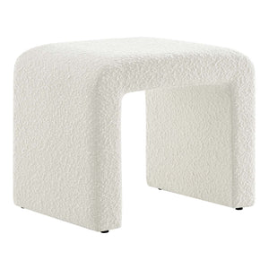 Modway Furniture Simba Boucle Fabric Waterfall Stool EEI-6737-IVO