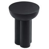 Modway Furniture Caspian Round Concrete Side Table EEI-6761-BLK