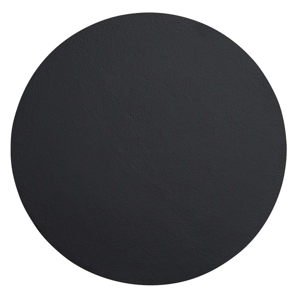 Modway Furniture Caspian Round Concrete Side Table - Modern Design with Trefoil Base for Stylish Living Spaces Black EEI-6761-BLK