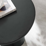 Modway Furniture Caspian Round Concrete Side Table EEI-6761-BLK