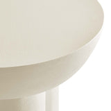 Modway Furniture Caspian Round Concrete Side Table EEI-6761-WHI