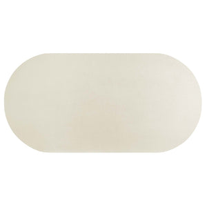 Modway Furniture Caspian 72" Oval Concrete Dining Table - Modern Sculptural Centerpiece for Stylish Entertaining White EEI-6764-WHI