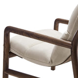 Paxton Wood Sling Chair Brown, Dune Fabric Walnut EEI-6766-DUN-WAL