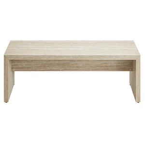 Modway Furniture Mirella 53.5" Modern Faux Travertine Bench - Stylish Indoor Seating for Entryways & Bedrooms EEI-6774-TRA