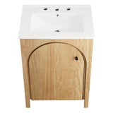 Modway Furniture Appia Bathroom Vanity EEI-6788-OAK-WHI