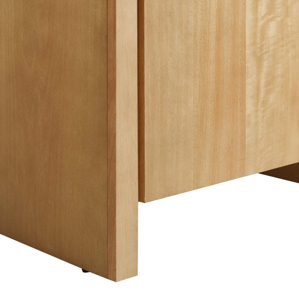 Modway Furniture Appia 24" Bathroom Vanity - Retro-Inspired Design with Black Ceramic Sink and Ample Storage Space Oak Black EEI-6789-OAK-BLK