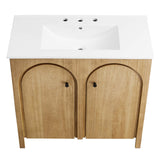 Modway Furniture Appia Bathroom Vanity EEI-6790-OAK-WHI