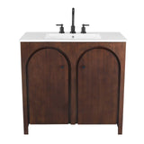 Modway Furniture Appia Bathroom Vanity EEI-6790-WAL-WHI