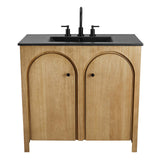 Modway Furniture Appia Bathroom Vanity EEI-6791-OAK-BLK