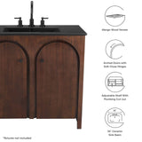 Modway Furniture Appia Bathroom Vanity EEI-6791-WAL-BLK