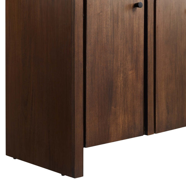 Modway Furniture Appia 48" Double Sink Bathroom Vanity with Retro Charm, Soft-Close Doors, & Ample Storage Space Walnut Black EEI-6793-WAL-BLK