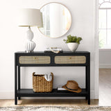 Modway Furniture Chaucer Wood Entryway Console Table EEI-6797-BLK