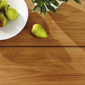 Modway Furniture Vienna 46" Square Teak Wood Outdoor Dining Table - Weather-Resistant, Stylish & Perfect for 4! EEI-6815-NAT