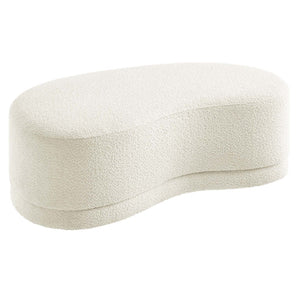 Modway Furniture Nimbus 48" Upholstered Ottoman Bench by Modway - Plush Comfort and Modern Style for Any Room Cream EEI-6816-CRE