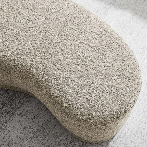 Modway Furniture Nimbus 48" Upholstered Ottoman Bench by Modway - Plush Comfort and Modern Style for Any Room Oat EEI-6816-OAT