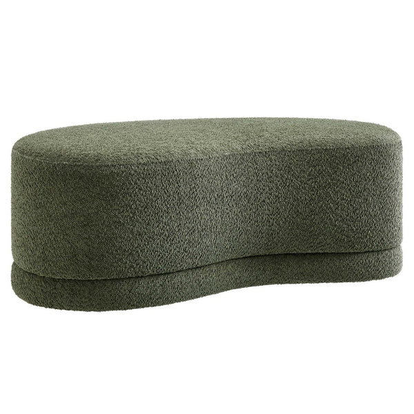 Modway Furniture Nimbus 48" Upholstered Ottoman Bench by Modway - Plush Comfort and Modern Style for Any Room Sage EEI-6816-SGE