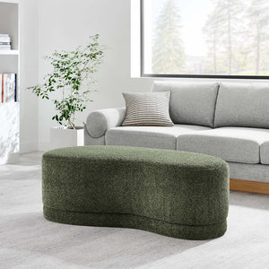 Modway Furniture Nimbus 48" Upholstered Ottoman Bench by Modway - Plush Comfort and Modern Style for Any Room Sage EEI-6816-SGE