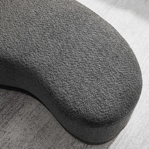 Modway Furniture Nimbus 48" Upholstered Ottoman Bench by Modway - Plush Comfort and Modern Style for Any Room Cast Slate EEI-6816-SLA