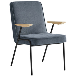 Vista Dining Armchair Blue, Laguna EEI-6835-LAG