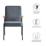 Vista Dining Armchair Blue, Laguna EEI-6835-LAG