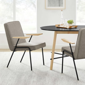 Modway Furniture Vista Dining Armchair by Modway – Mid-Century Modern Design with Durable Frame and Cozy Comfort Sand EEI-6835-SAN