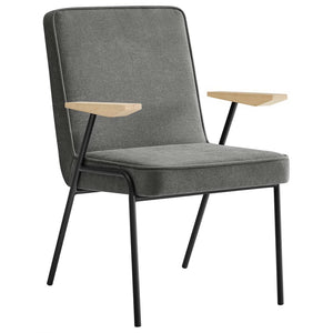 Modway Furniture Vista Dining Armchair by Modway – Mid-Century Modern Design with Durable Frame and Cozy Comfort Slate EEI-6835-SLA
