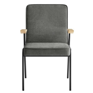 Modway Furniture Vista Dining Armchair by Modway – Mid-Century Modern Design with Durable Frame and Cozy Comfort Slate EEI-6835-SLA