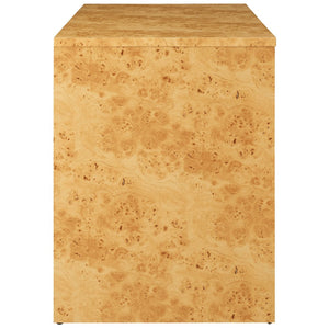 Modway Furniture Hudson 2-Drawer Burl Wood Desk - Mid-Century Modern Design for Home Office & Crafting Spaces EEI-6858-BUR