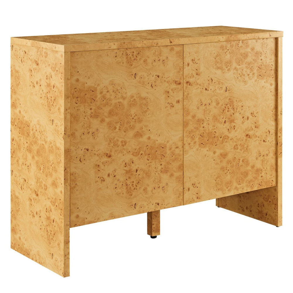 Modway Furniture Hudson 40" Burl Wood Sideboard - Modern Storage Solution for Dining, Office, or Living Spaces EEI-6859-BUR