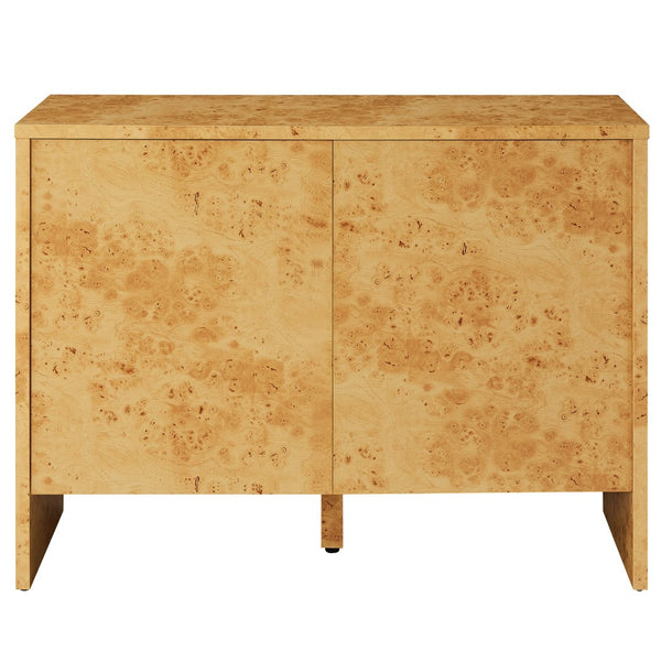 Modway Furniture Hudson 40" Burl Wood Sideboard - Modern Storage Solution for Dining, Office, or Living Spaces EEI-6859-BUR